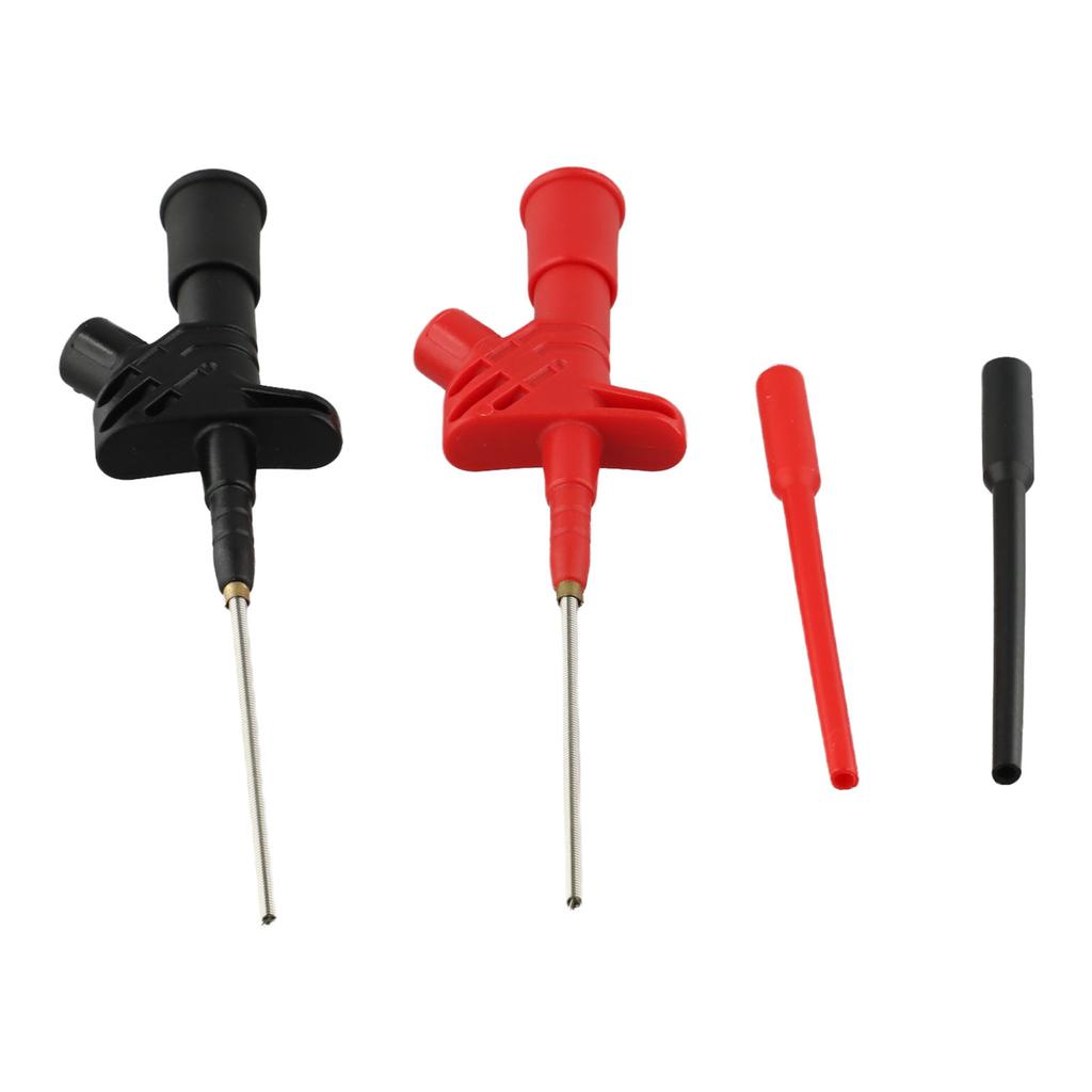 4mm Socket Probes 10A Test Cable Nickel Brass Material Silicone Insulated Probes Heat Resistant Probes Long Service Life