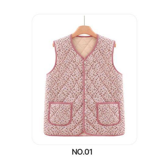 Thick Warm Fleece-Lined Vest/korean kimjang vest (Free Size) / kimchi vest / korean vest