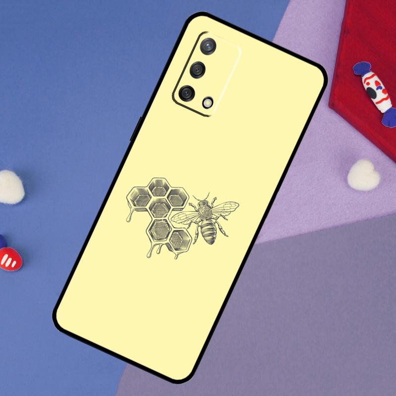 Bee Honey Case For Oppo A5 Pro A6 A57 A17 A78 A54 A74 A94 A76 A16 A96 A18 A40 A60 A80 A38 A58 A98 A15