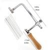 13-in-1 Professionelles Juwelier-Sägeblatt-Set: Stichsäge, Holzbandsäge, verstellbarer Sägebogen und 12 Sägeblätter.