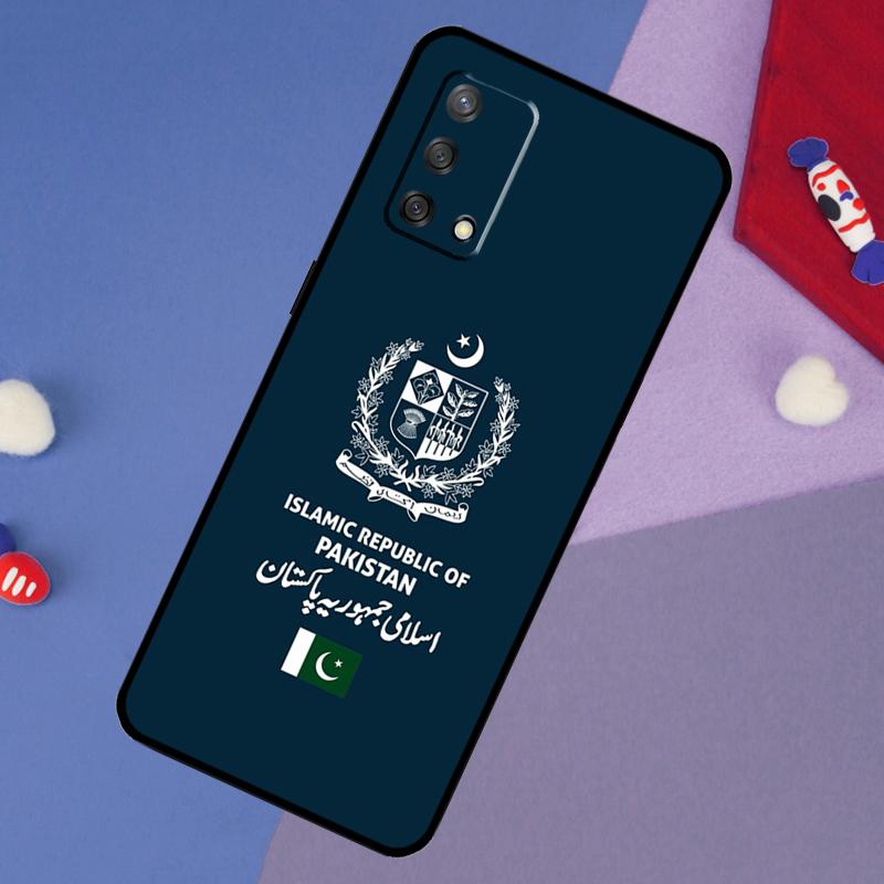 Pakistan Passport Flag Case For OPPO A74 A94 A54 A17 A57 A77 A18 A58 A78 A98 A15 A52 A72 A5 A9 A53S A16 A76 A96