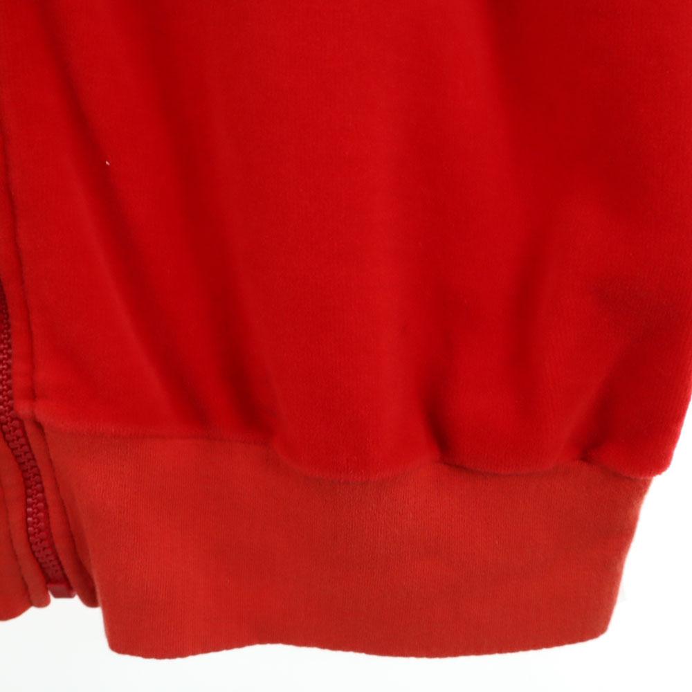 Trigema 80s Vintage Long Sleeve Velor Zip Jacket L Reddish Men's Used