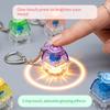 3D Cartoon Turtle Led Keyboard Keychain Fidget Clicker Sensory Stress Relief Toy For Adults Kids