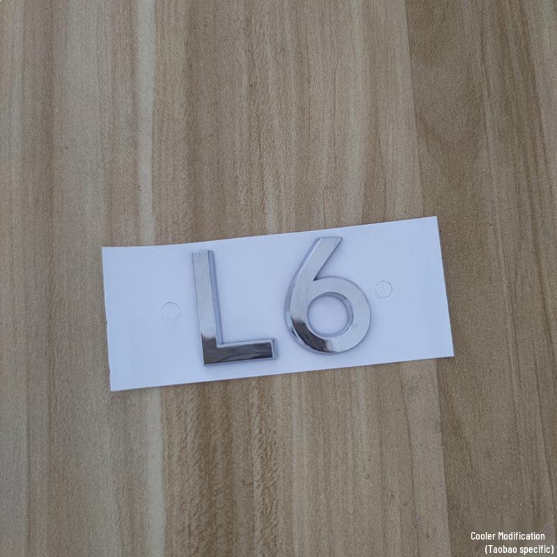Ideal L9-L6 Black Hood and Tailgate Emblem/Lettering Sticker Set