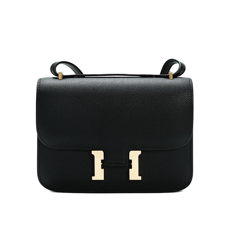 

Cowhide bag versatile messenger bag, underarm leather simple girls high-end summer shoulder bag