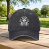 Classic Pharaoh Totem Washed Baseball Cap Unisex Casual Dad Hat Retro Sports Street Wear