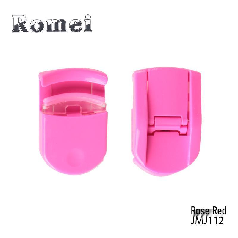 Compact Plastic Eyelash Curler with Free Silicone Pad