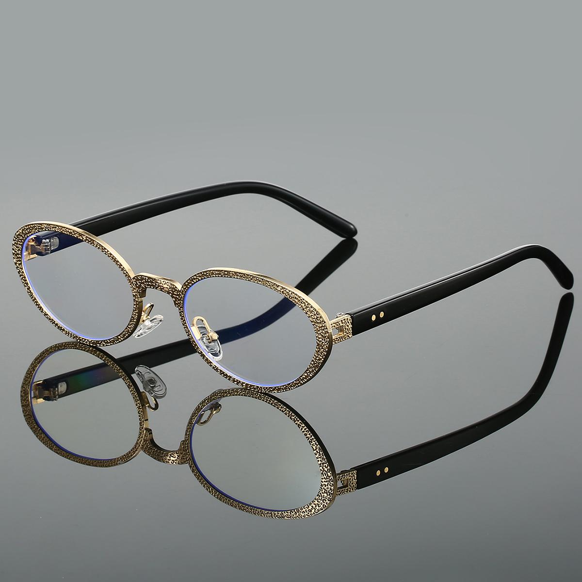 

Vintage Oval Sunglasses New in Fashion Metal Rim Gradient Shades Women Ins Trendy Stylish Brand Design Sun Glasses as picture shows