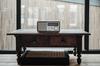 SANGEAN WR-302 Bluetooth Speaker with FM/AM Radio, Walnut [Bluetooth Compatible]