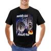 Unisextally Sick Physically Thick Funny Raccoon Quote Tshirt Heavyweight T Shirts Aesthetic Clothing Unisexs White T Shirts