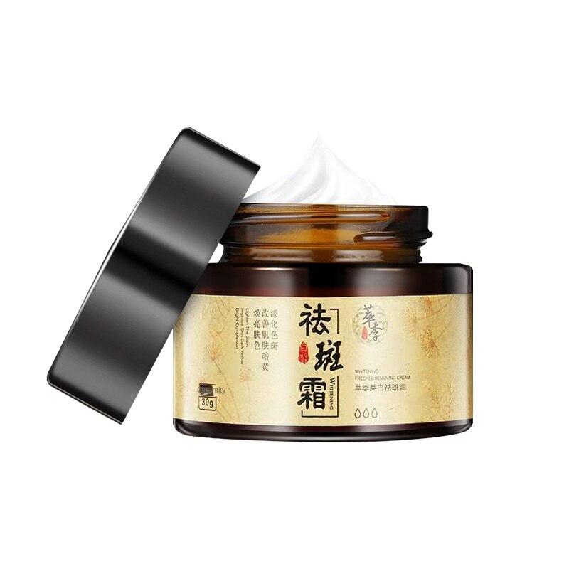 Bleking og fregnefjernende krem ​​blekner flekker, lysner opp hudtonen, fjern flekker, fjern chloasma, fregnefjernende krem
