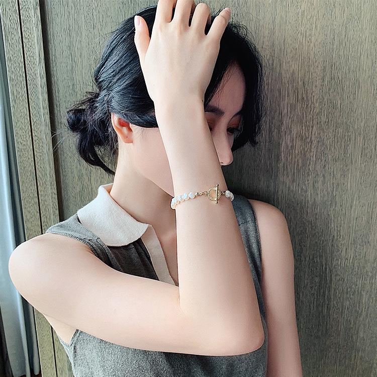 Baroque Freshwater Pearl Necklace & Bracelet Set - Niche Design for Women