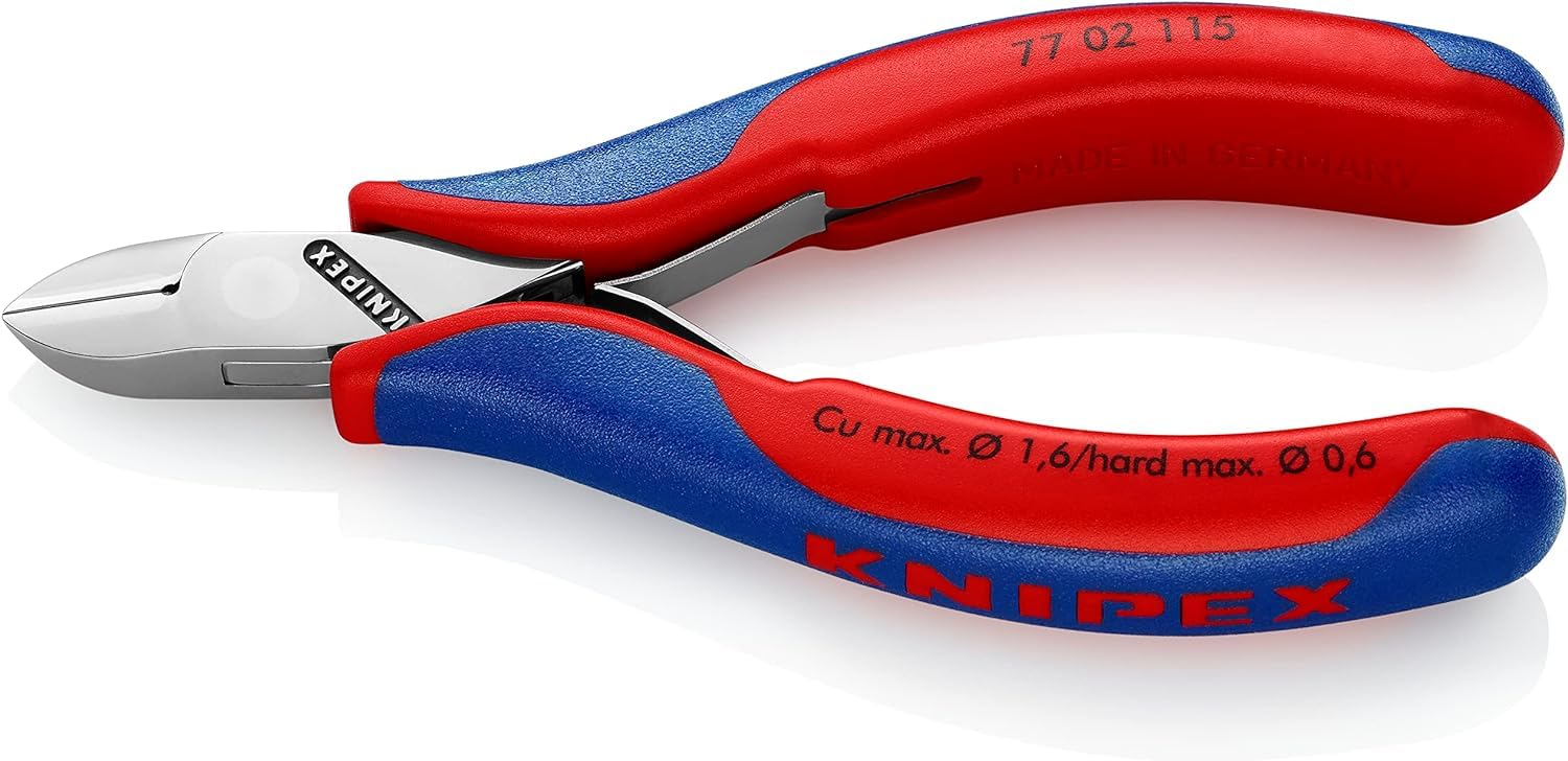 

KNIPEX 115mm Precision Nippers, 7702115