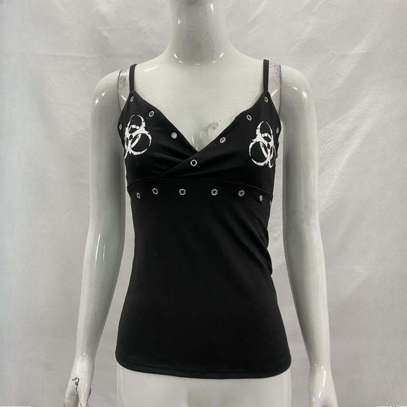 Europeisk og amerikansk sommer sexy trend camisole smal passform