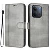 For Xiaomi Redmi 15C 4G (171mm) Cases Wallet Stand Retro Texture Leather Phone Cover with Lanyard