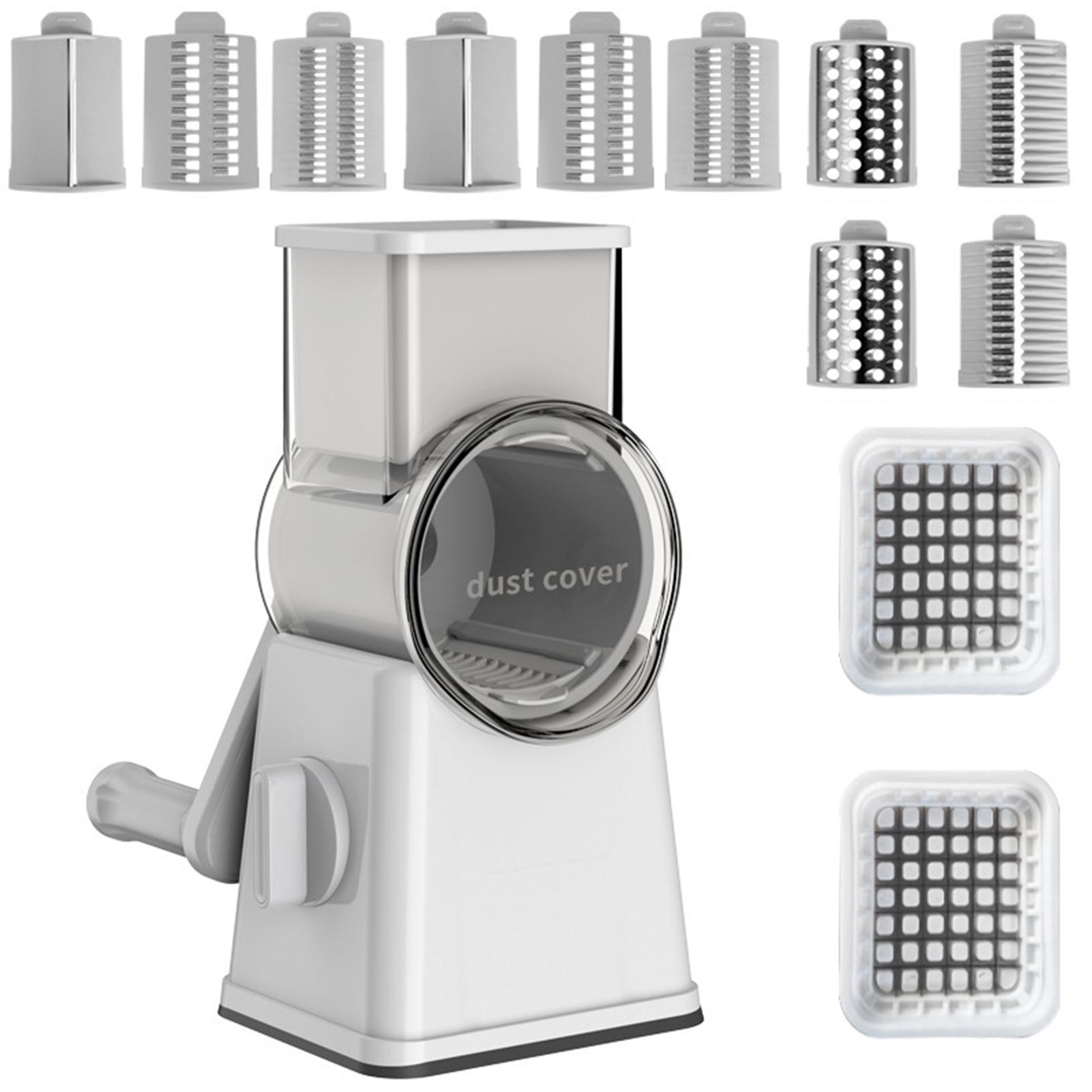 

Rotarys Grater For Kitchen Non Slip Base Fruit Slicers For Kitchen For Making Hashbrownstchen белый