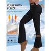 High Waist Fleece Flare Leggings Z91198