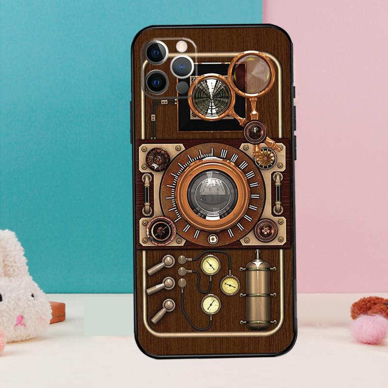 Retro Camera Vintage Phone Case For iPhone 17 Air 16 15 14 13 12 11 Pro Max 12 13 mini 15 16 Plus 16e Cover Coque
