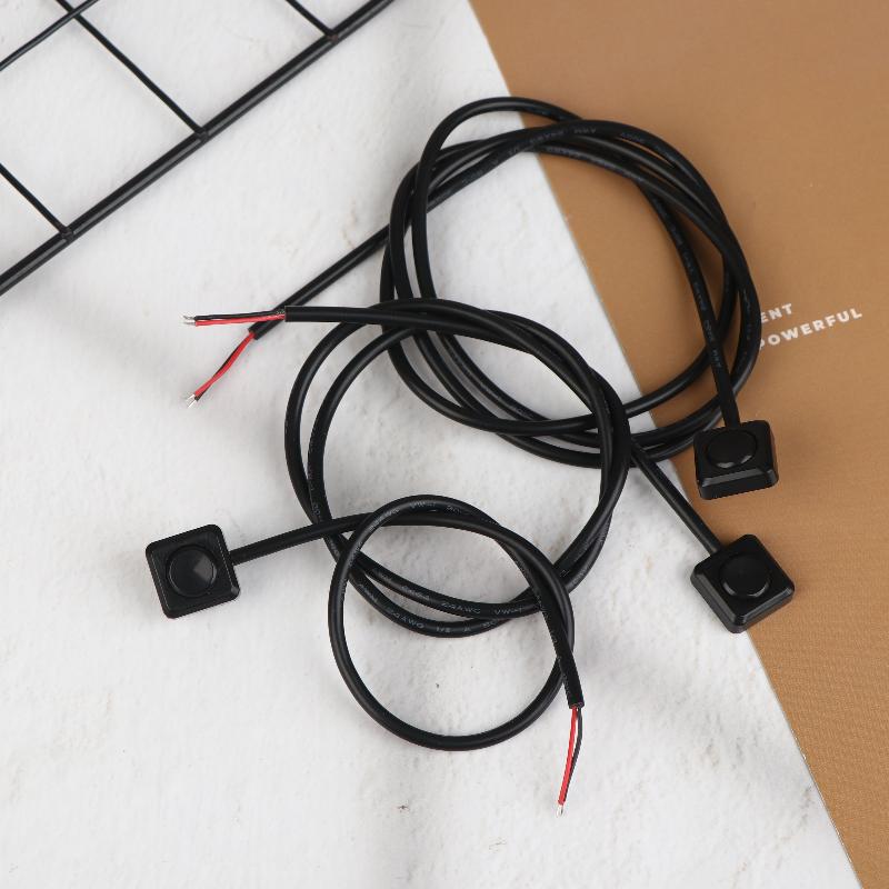 Auto Modifikation Klebeschalter, Mini Momentary Drucktaster, Klebe-DIY Auto Drucktaster, 12V Ein/Aus-Taster