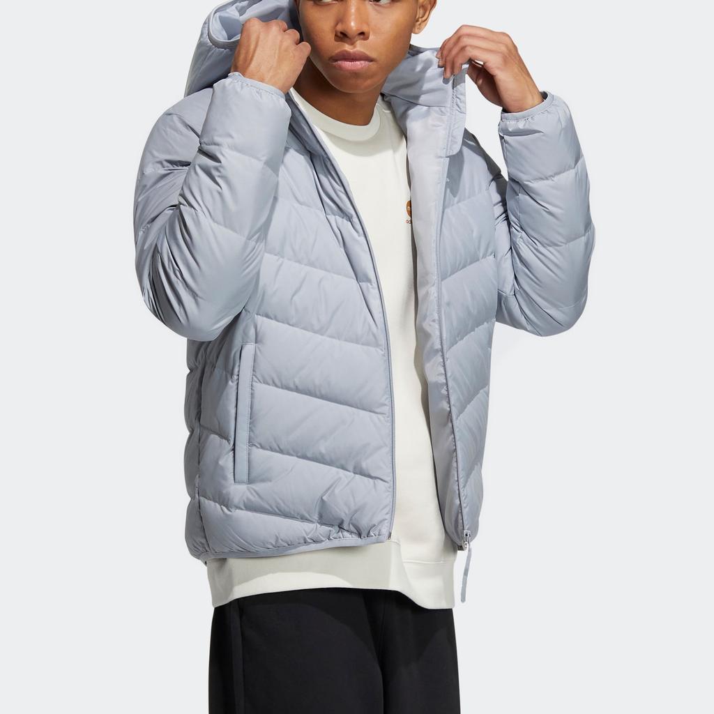 Adidas Neo Down Jacket Unisex Silver Gray HY9637