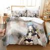 Luxury New 3D Print Anime Asada Shino Sword Art Online Bedding Set Duvet Cover Bed Set Quilt Cover Pillowcase Queen Boys Adult
