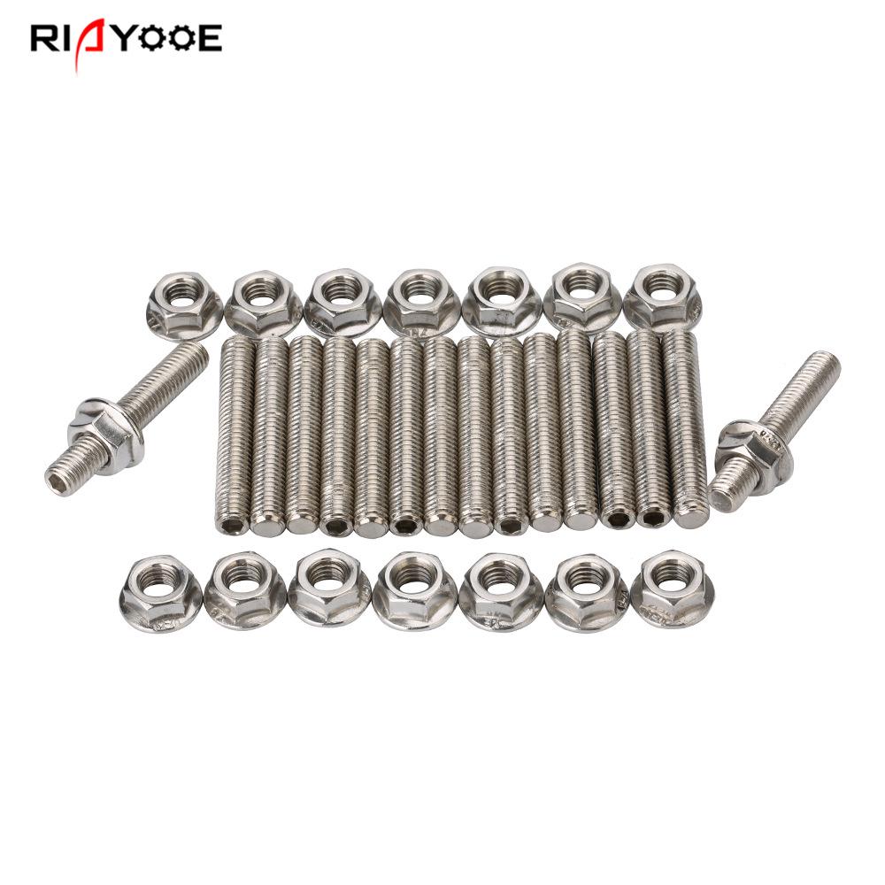 Stainless Steel Exhaust Manifold Bolt Kit for Ford 4.6/5.4 V8 Engines