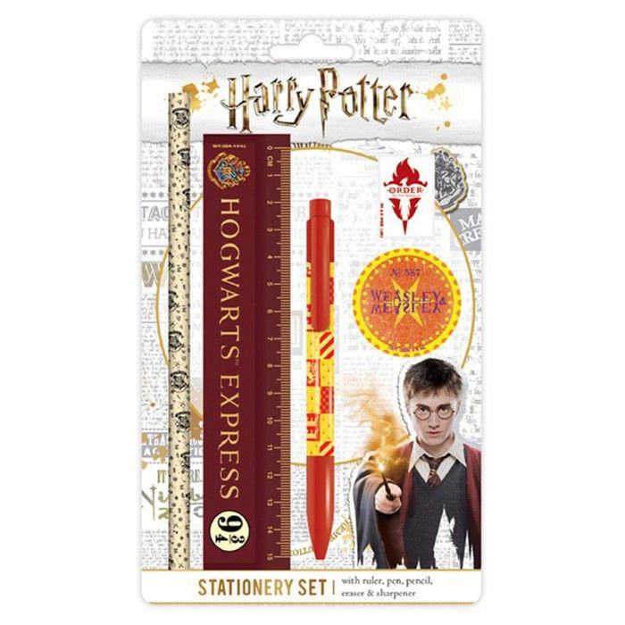 Harry Potter Stationery Set - Child - Office Accessories - Magical Theme - Ideal for Fans