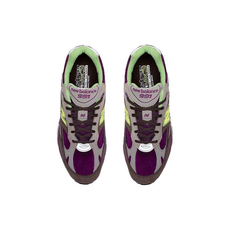 Stray Rats X New Balance 991 Made In England Purple Green Men Sneakers Grey M991SRG