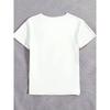 European Size Printed Pajama T-shirt, Cute Cartoon Dog Print T-shirt, Round Neck Short Sleeve Women's Top