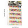 Colorful Crystal Sticker 1/2/3/5/10Sheet Diamond Graffiti Stickers Mini Crystal Diamond Cute Creative Stationery DIY Sticker ZYF
