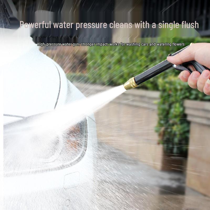 High-Pressure Car Wash Nozzle Spray Gun with Foam Bottle