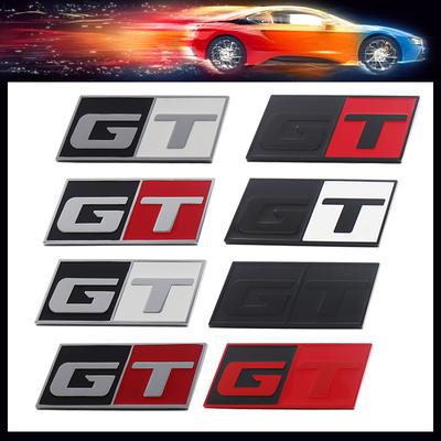 3D Premium GT Edition G T pentru mașină Aripă portbagaj Capotă spate Decal Emblema Insignă Autocolant Accesorii