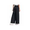 Fila Athletics Loose Fitness Wide Leg Casual Pants Women Bottoms Deep-Black A11W431614F-BK