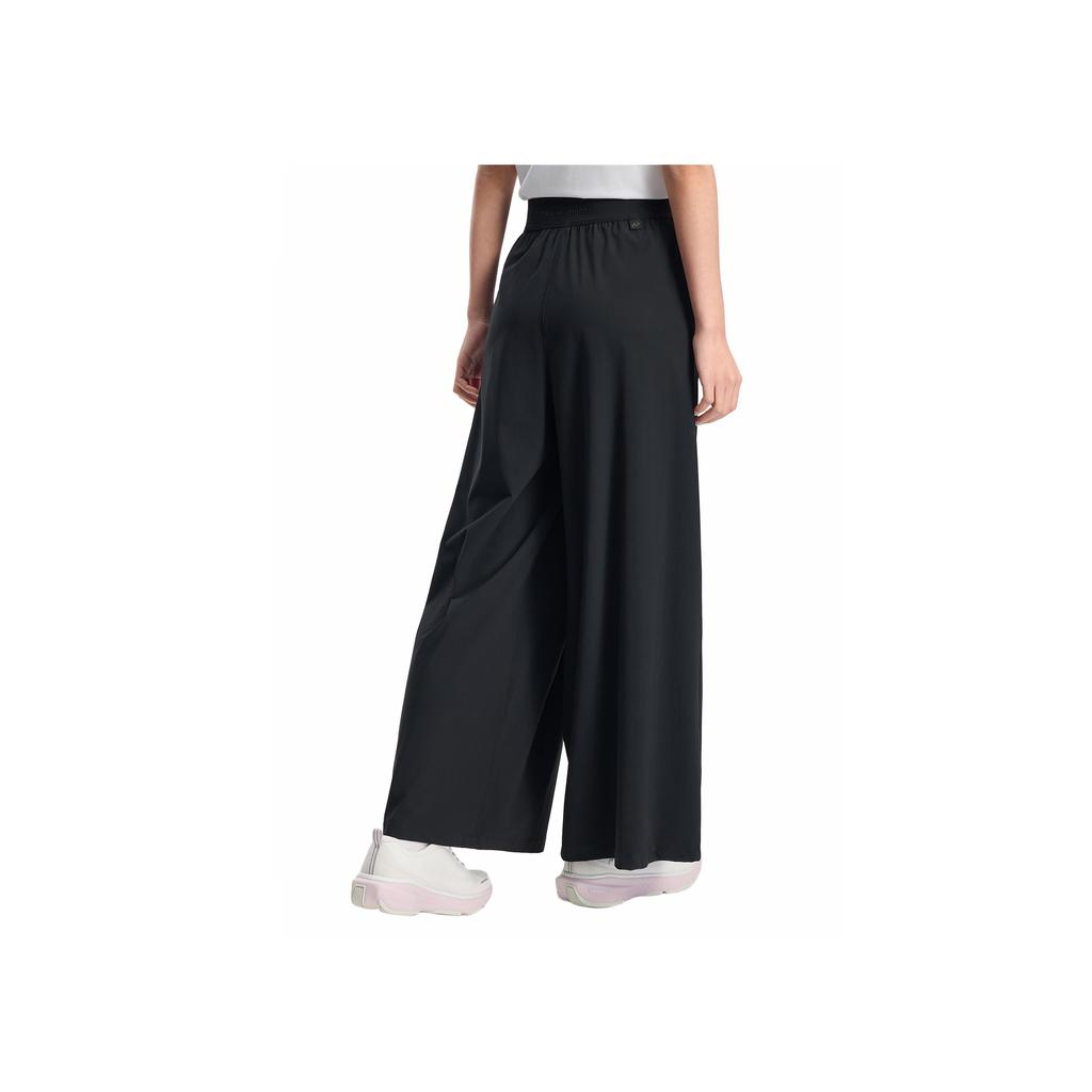 Fila Athletics Loose Fitness Wide Leg Casual Pants Women Bottoms Deep-Black A11W431614F-BK
