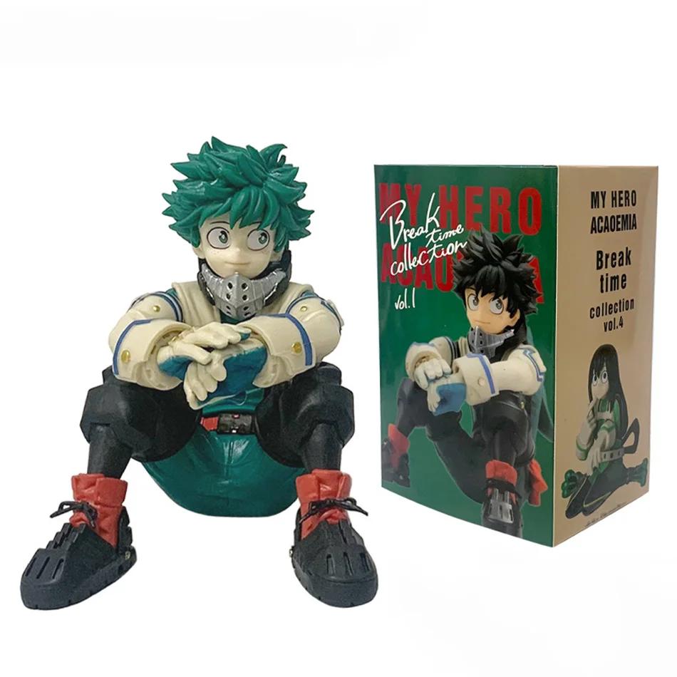 NEW 9-21CM My Hero Academia Katsuki Deku Todoroki So Himiko Toga Break Time Anime Figure Model Collection Doll Toy For Kids