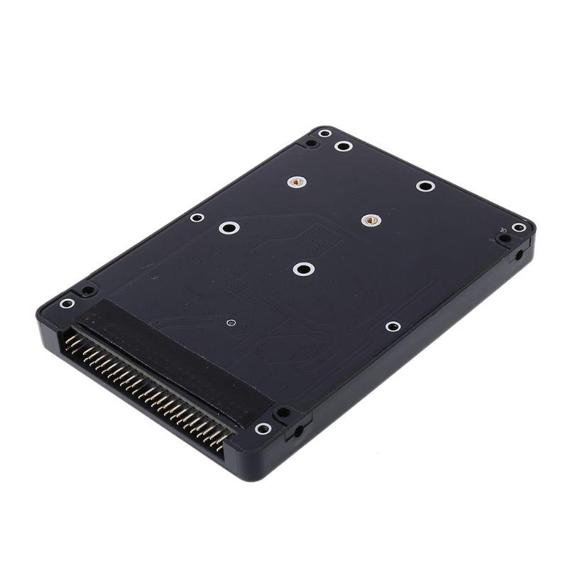 Mini SATA mSATA SSD Hard Disk to 44Pin IDE Adapter with Enclosure Case 2.5" HDD