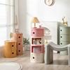 Aesthetic Side Table Simple Trendy Drawers Bedside Table with Handle Luxury Nightstand Storage Locker Bedroom Furniture