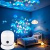 Ocean World Dreamy Ocean Projector USB Rechargeable Projector Lamp  Bedroom Decoration