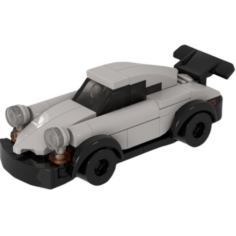 Building Block Mini Porsche 911Gt Sports Car Car Racing Model Assembled Toy Compatible