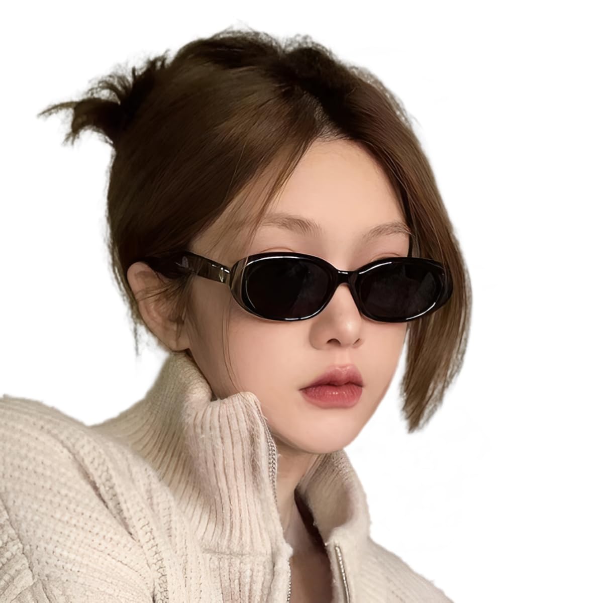 

[88flix] Korean Women s Sunglasses, Small Face, UV Protection, Fashionable Glasses for Travel