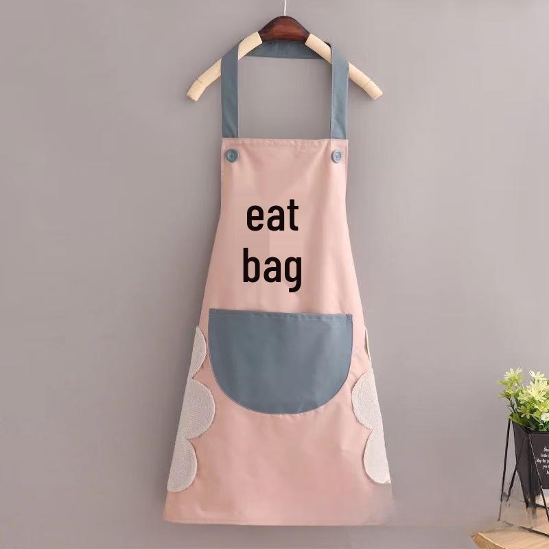 

PVC Kitchen Apron with Hand-Wiping Straps