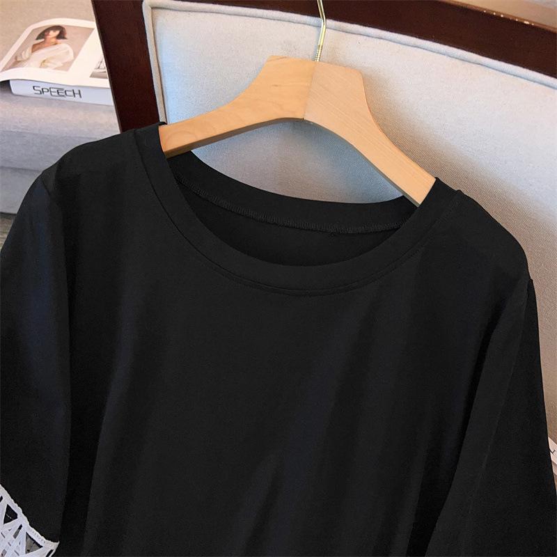 Women's Plus Size Slimming Loose Long Sleeve T-shirt (200/300/350 jin) 1059