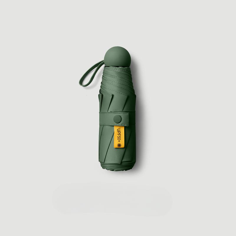 

Компактный складной мини-зонт от солнца – защита от ультрафиолета, легкий и портативный, двойное использование от солнца и дождя