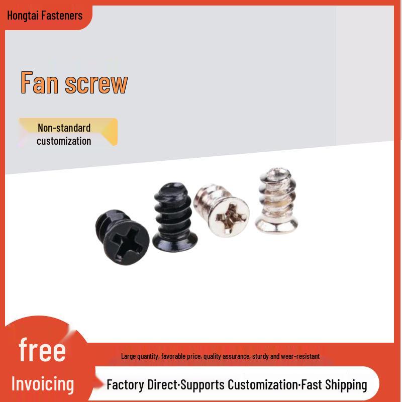 KB M5*8*10 Cross Recessed Countersunk Self-Tapping Screws for Computer Case, Power Supply, Fan, and Heatsink