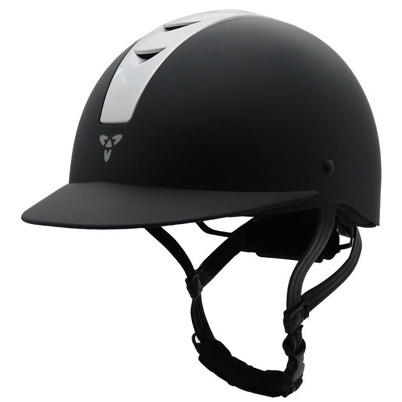Kinder Reitsportbedarf Helm 49-58cm Superleichter Reithelm Ritterhut Abnehmbare Krempe Speedhelm Reiten