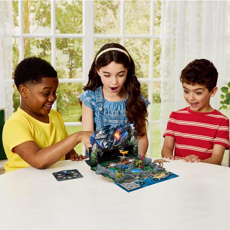 EPOCH Jurassic World Twin Tornado Attack (ST Mark Certified) Ages 5+ Toy Game Number of Players: 2-4 EPOCH