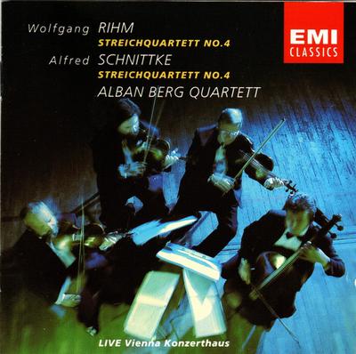 CD WOLFGANG RIHM, ALFRED SCHNITTKE - A - Streichquartett Nr. 4 077775466027 EMI Classics 1993 Europa Klassik Gebraucht