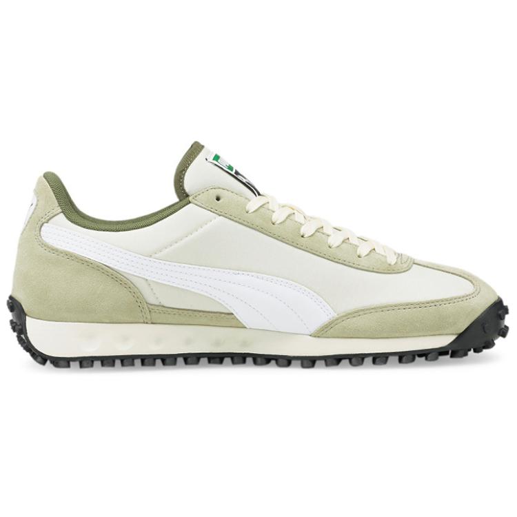 Puma Easy Rider Fabric Leather 2 Retro Sports Casual Low-Top Lifestyle Shoes Unisex Sneakers Green White 381026-08