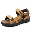 Genuine Leather Men Sandals Summer New Large Size Men Sandals Outdoor Men's Casual Shoes Sandals Slippers Big Size 38-46