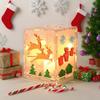 Christmas Resin Molds 6-Piece Silicone Lantern Casting Molds With Patterns Easy Release Crafting Mould For Women Adults